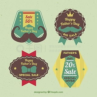 复古徽章广告设计素材免费下载 | 平面广告图片大全